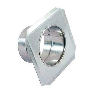 Rozeta  rurowa kominowa   120  kwadratowa